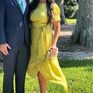 Beautiful and Elegant lime green dress